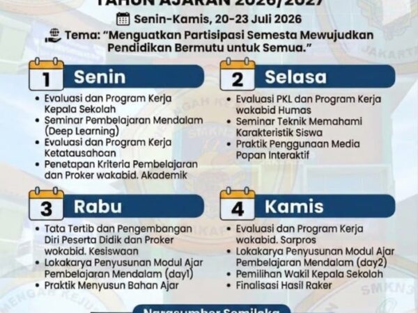 RAPAT KERJA GURU DAN KARYAWAN TAHUN AJARAN 2026/2027